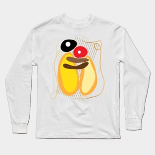 Beautiful Organic Minimalist Abstract Long Sleeve T-Shirt